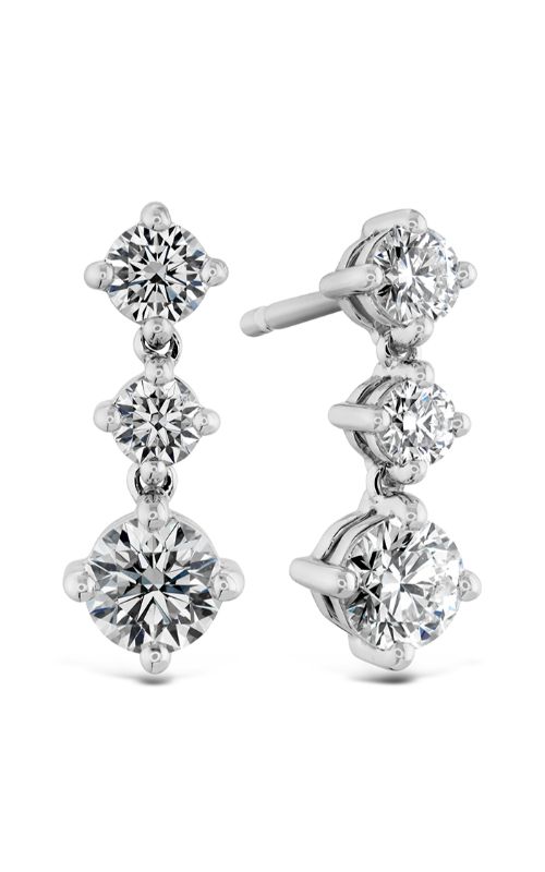 Hearts On Fire 18ct White Gold Diamond Earrings | 0005225 | Beaverbrooks  the Jewellers