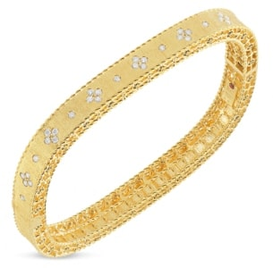 A yellow gold bracelet from the Princess Design collection from Roberto Coin