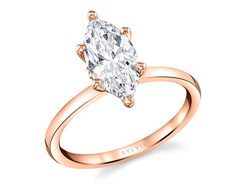 A Sylvie marquise engagement ring, available at BENARI JEWELERS.