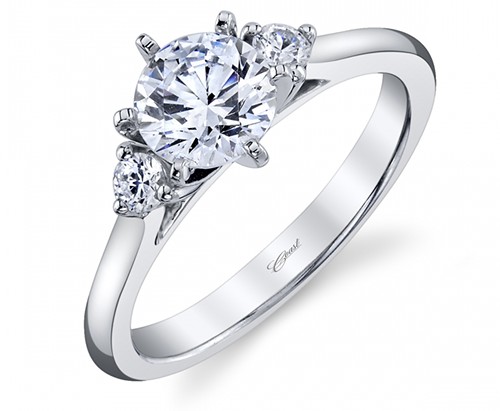 An elegant Coast Diamond engagement ring, available at BENARI JEWELERS.