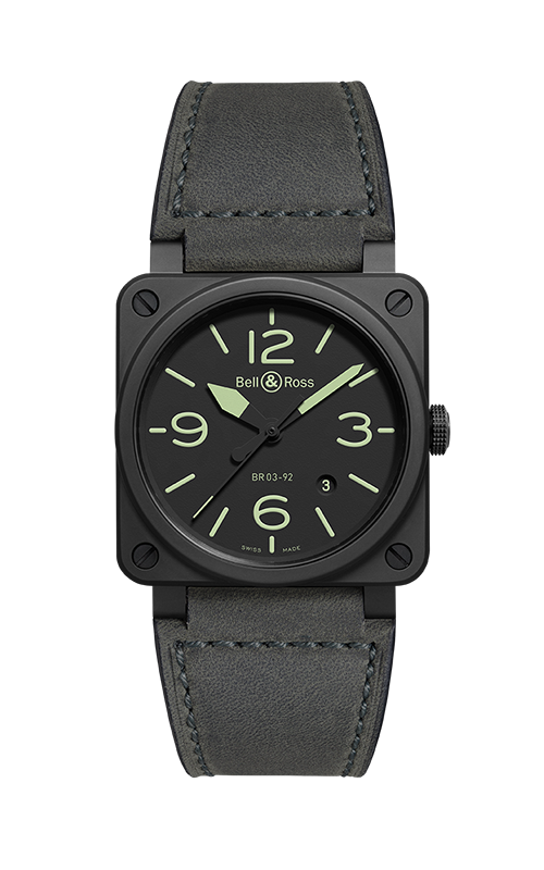 Shop the Bell Ross Watch BR 03 92 Nightlum Benari Jewelers