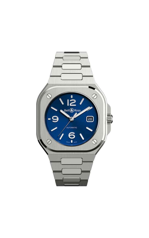 Bell & Ross Auto Blue Steel Watch BR05ABLUSTSST