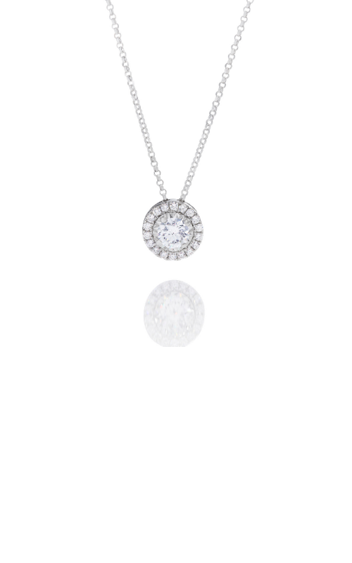 1/4CT WG Diamond Halo Pendant