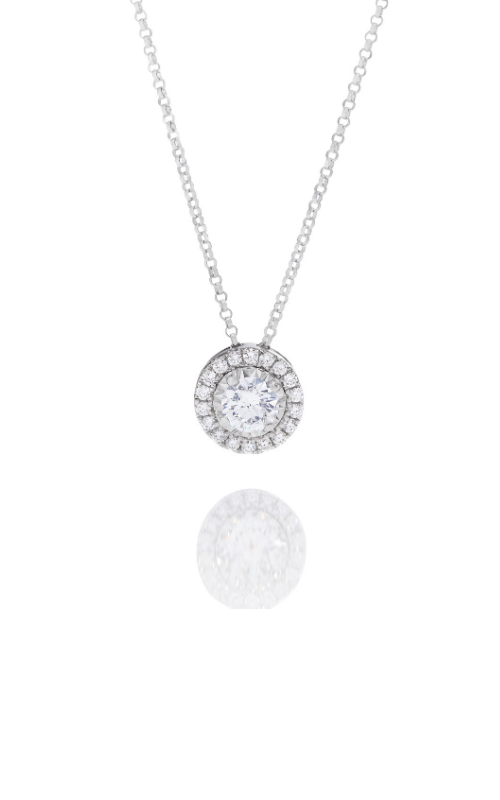 3/4CT WG Diamond Halo Pendant