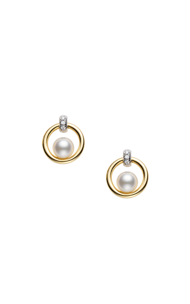 Mikimoto Circle Earrings MEQ10159ADXC