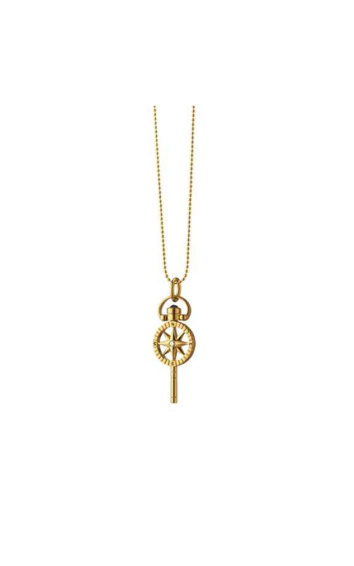 Monica Rich Kosann Mini Adventure Compass Key Necklace 47342-18