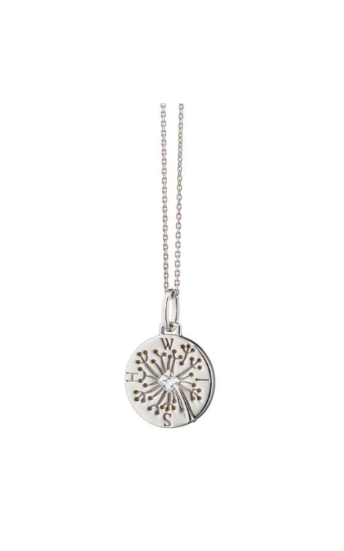 Monica Rich Kosann Wish Dandelion Sterling Silver Itaglio Charm CH-41571